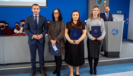 Prezydent Ciechanowa nagrodził studentów