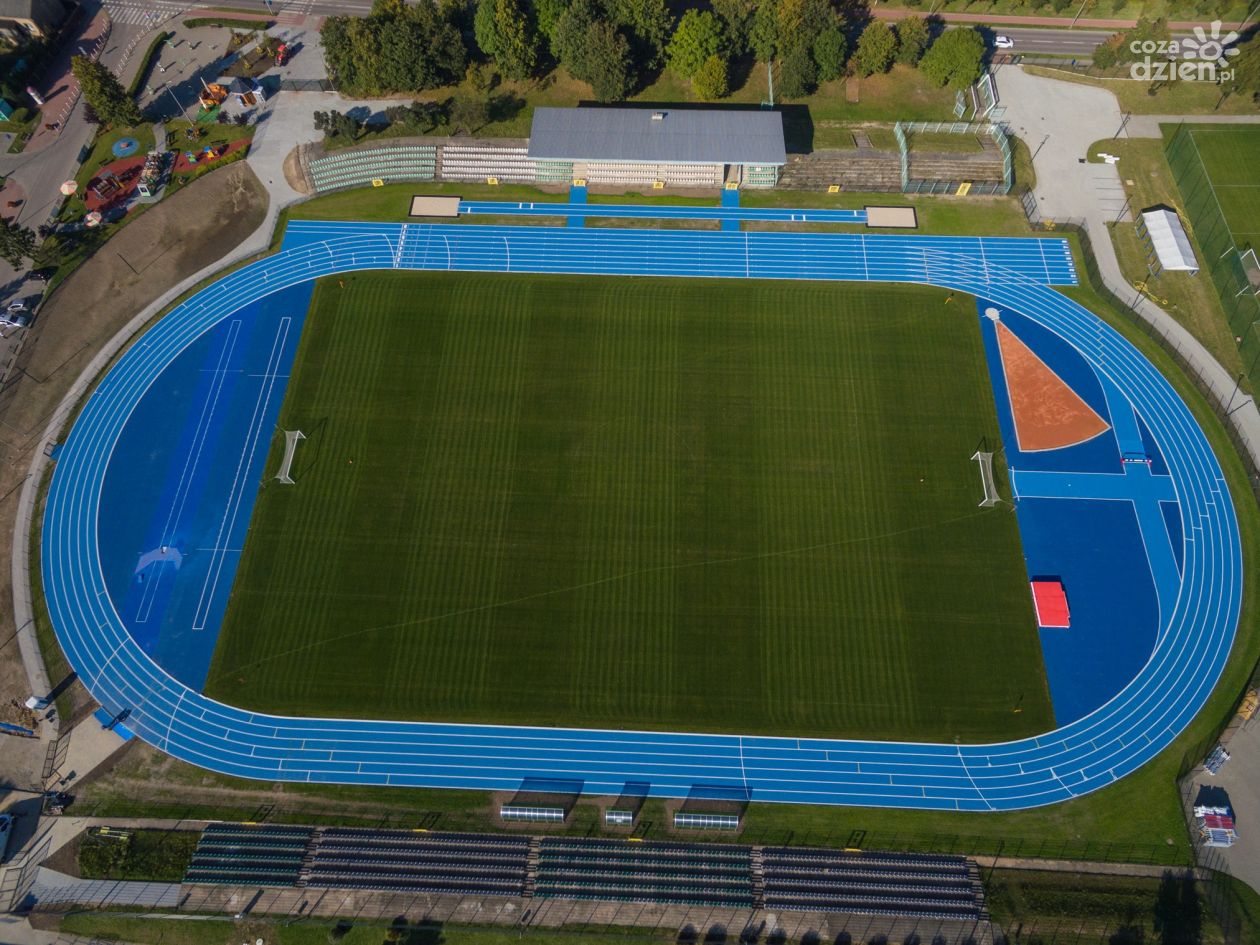 Stadion w Mławie nie do poznania