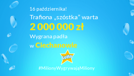 W Ciechanowie ktoś trafił "szóstkę"!