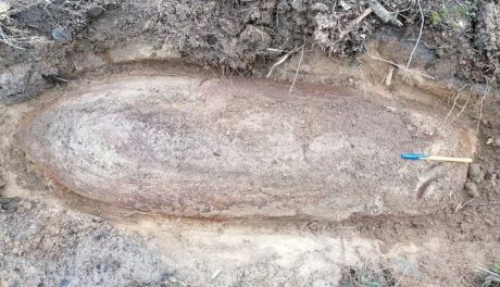 Bomba lotnicza znaleziona pod Ciechanowem