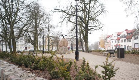 Prace na skwerze na placu T. Kościuszki zakończone
