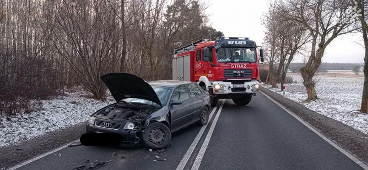 Czołówka między Ojrzeniem a Kraszewem