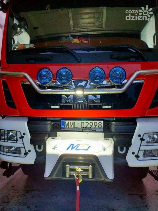 Strażak ugasił własne auto