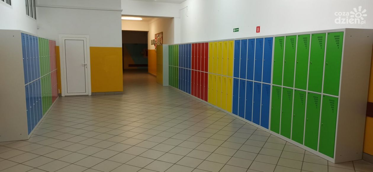 Każdy uczeń ma swoją szafkę