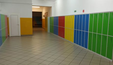 W Sońsku każdy uczeń ma swoją szafkę 