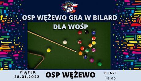 Nie leć w kulki, zagraj w bilard. Wspomożesz Wielką Orkiestrę Świątecznej Pomocy