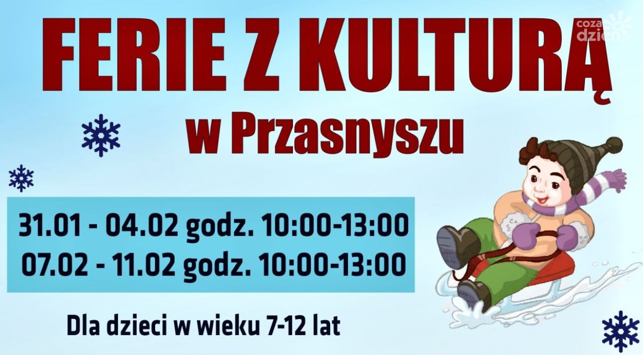 Spędzą ferie kulturalnie
