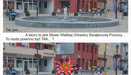 Marek Zalewski, artysta plastyk kolejny raz wychodzi z inicjatywą zmian w wyglądzie Ciechanowa