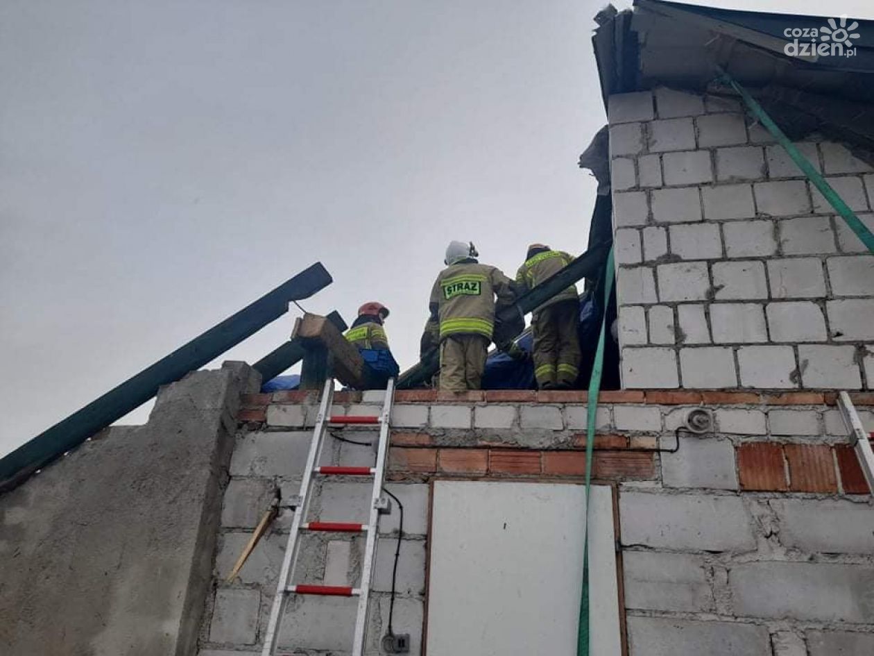 Zrywał dachy, łamał drzewa!