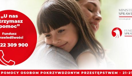 Pokrzywdzeni przestępstwem mogą teraz korzystać z bezpłatnych konsultacji