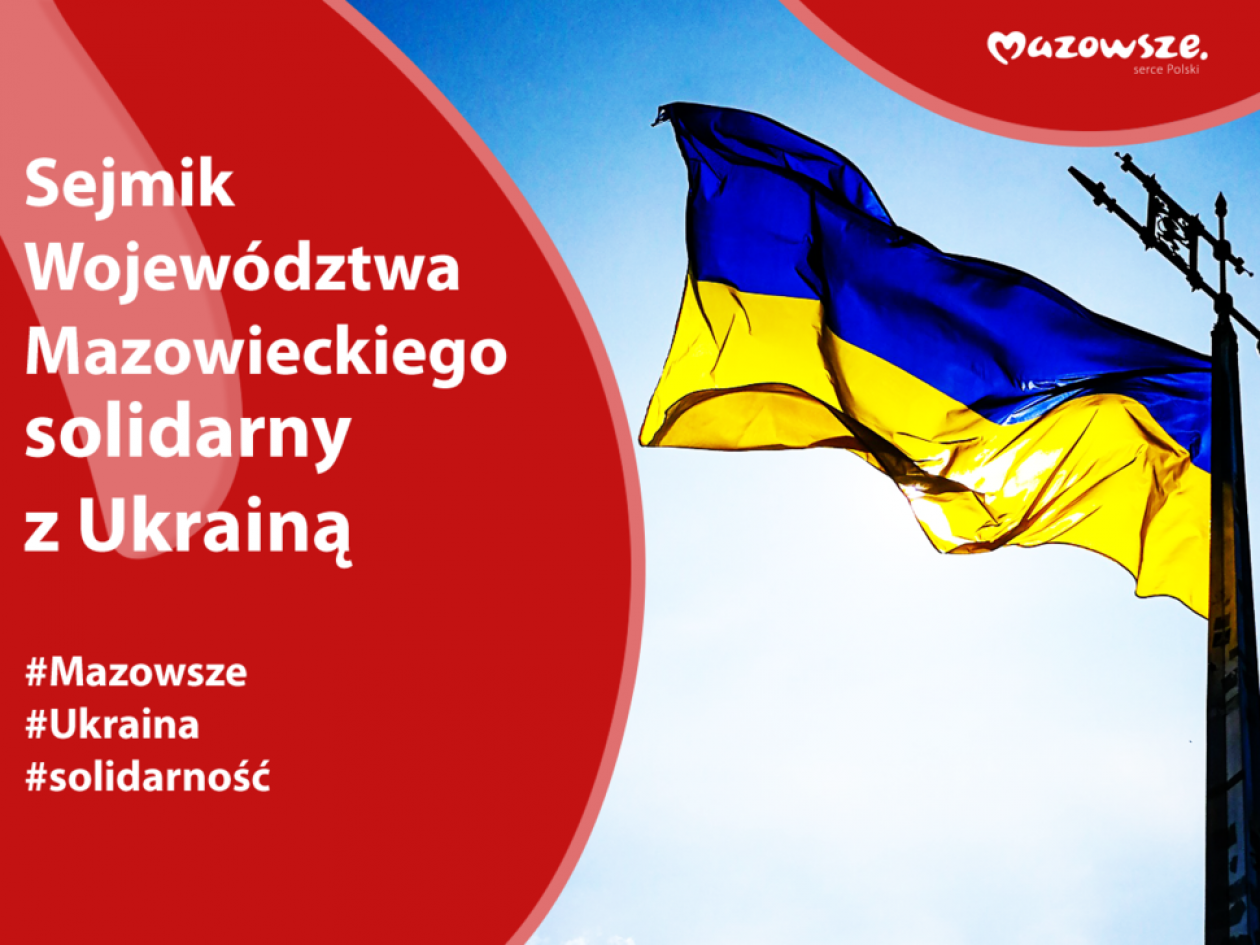 Mazowsze solidarne z Ukrainą