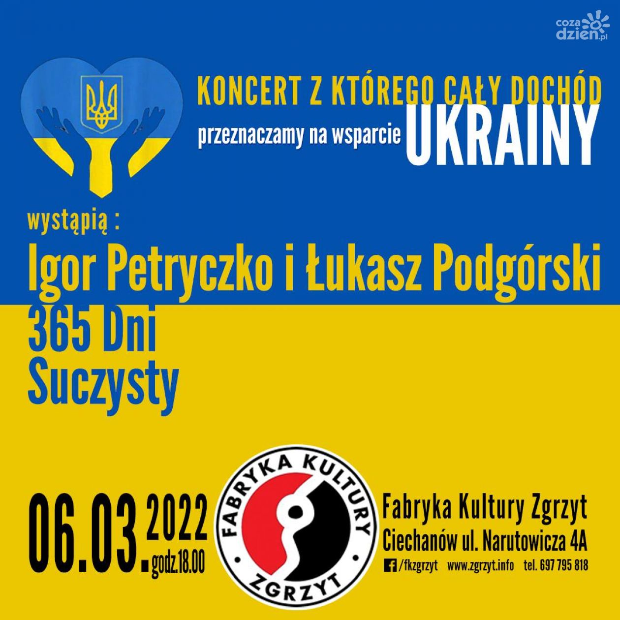 Posłuchajcie i pomagajcie Ukrainie!
