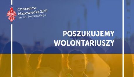 Hufiec ZHP Ciechanów przyjmuje wolontariuszy w akcji "ZHP dla Ukrainy"