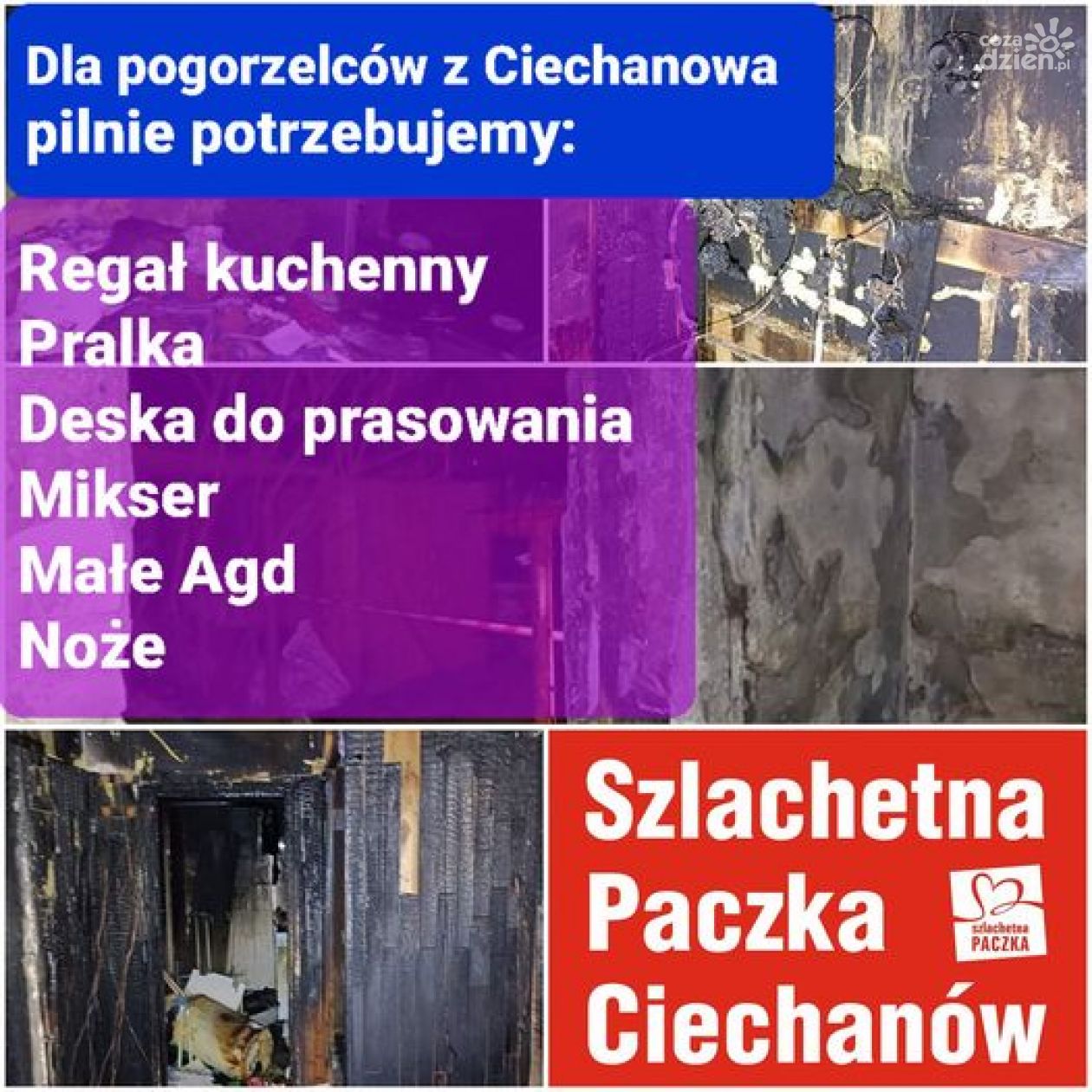 Brakuje im m.in regału kuchennego, pralki, deski do prasowania