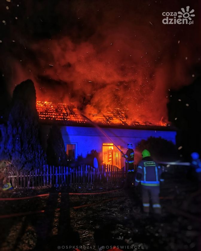 Przerażające! Ogień strawił...