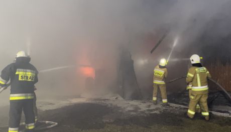 Pożar pod Strzegowem. W akcji gaśniczej jednostki z 6 miejscowości!