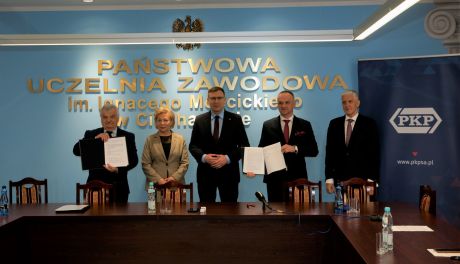 Ciechanowska uczelnia rozpoczyna współpracę z PKP S.A.