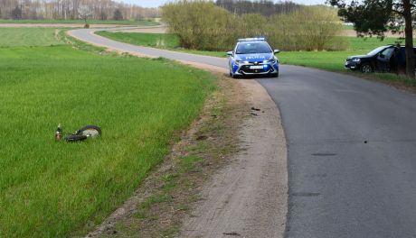 Poważny wypadek pod Dzierzgowem. Ranna 5 letnia rowerzystka