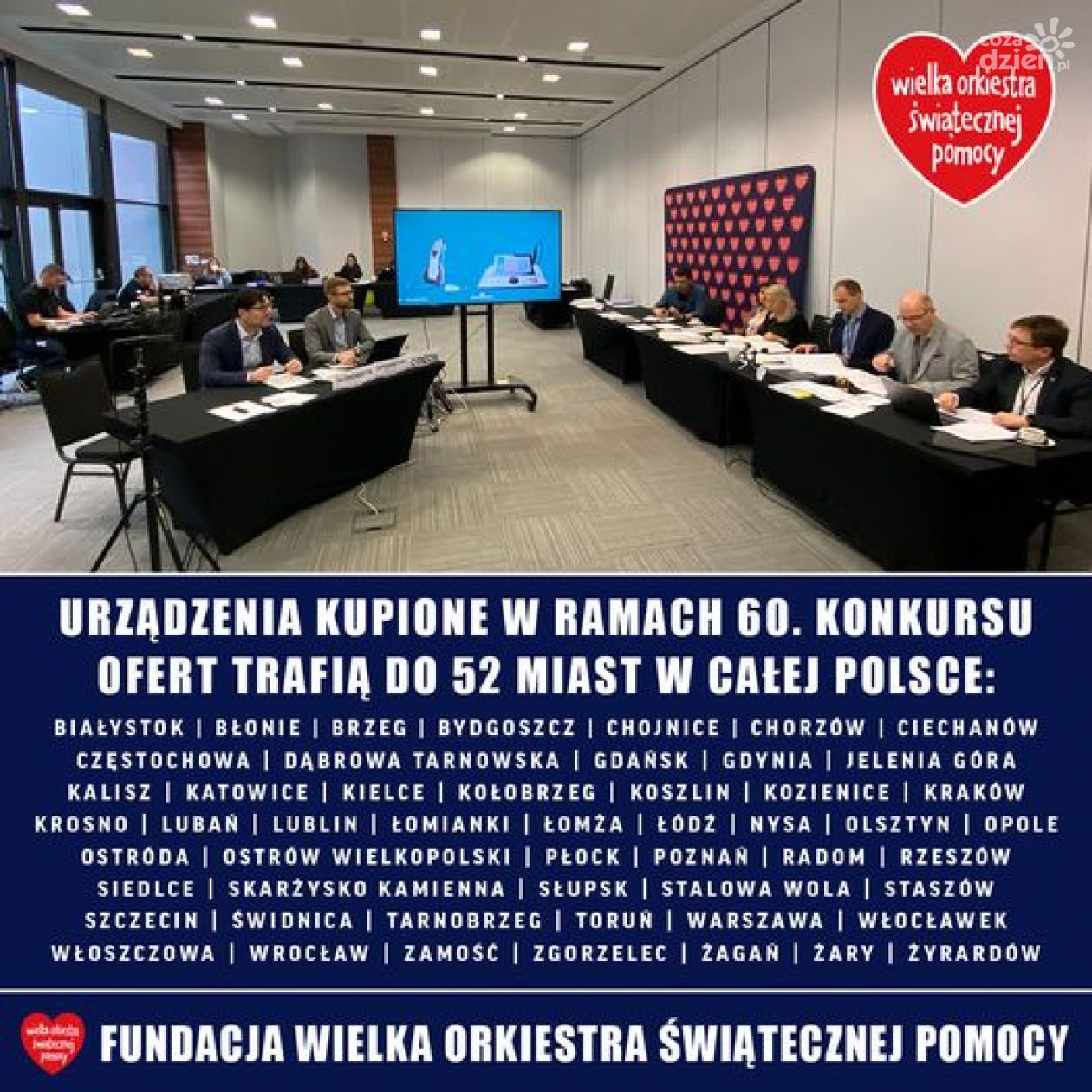 Szpital w Ciechanowie na liście WOŚP