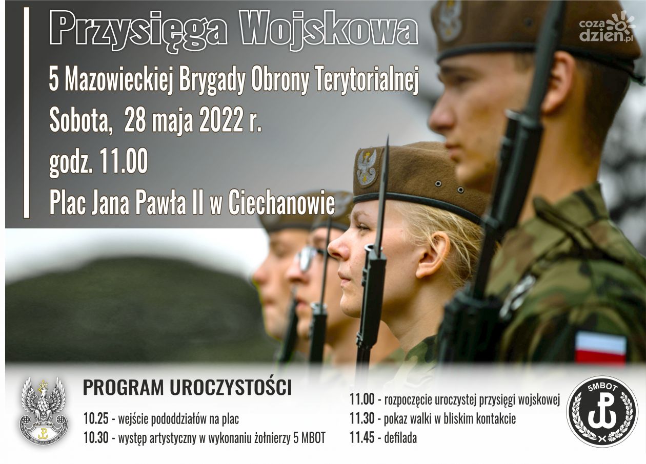 Złożą przysięgę w centrum Ciechanowa