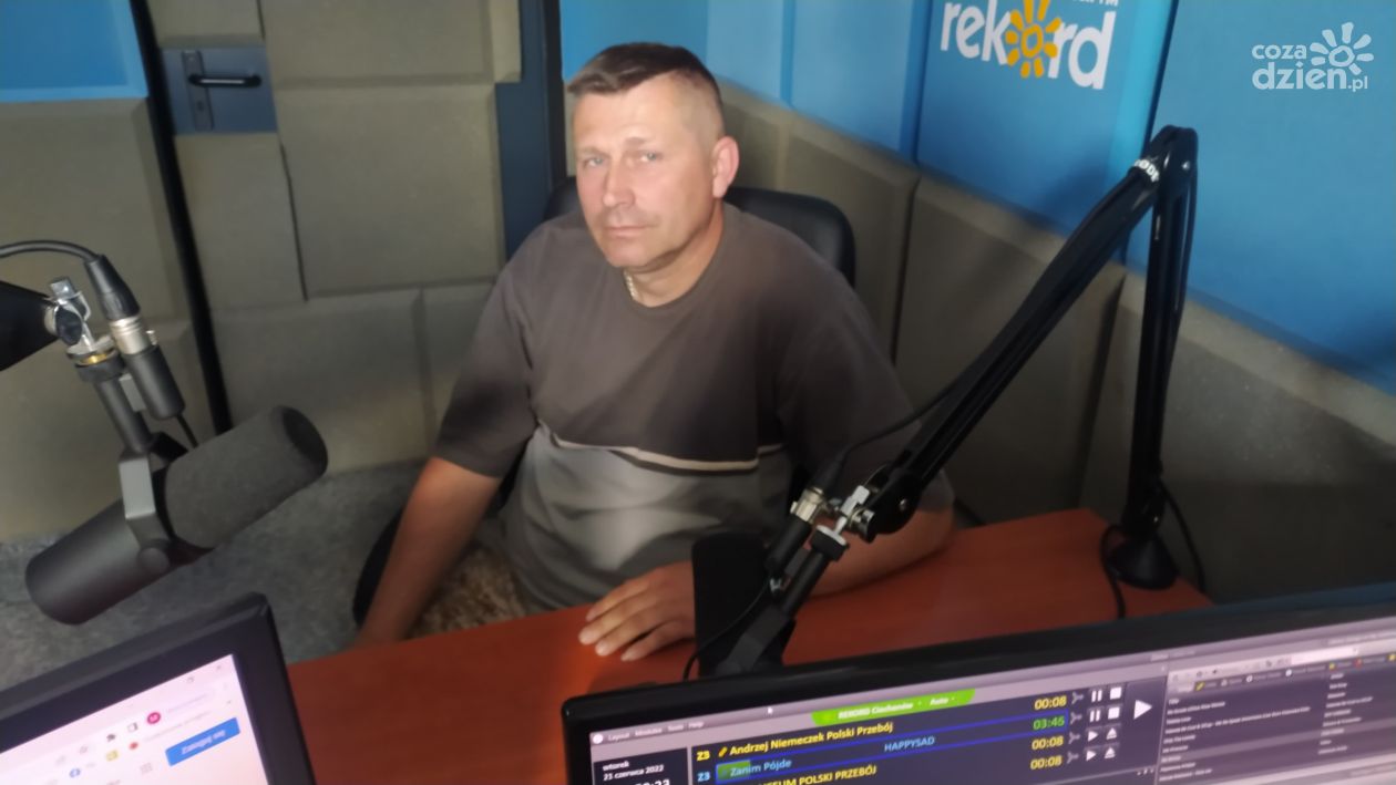 Mariusz Humięcki z motorem i sercem