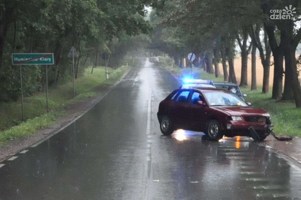 Wypadek! Ucierpiał motocyklista