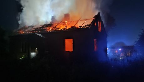 Pożar w Płaciszewie! Palił się budynek mieszkalny