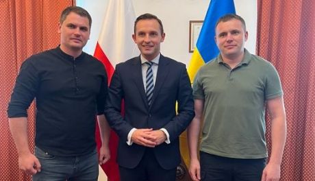 Z Ukrainy do Ciechanowa przyjechały władze partnerskiego miasta Chmielnicki