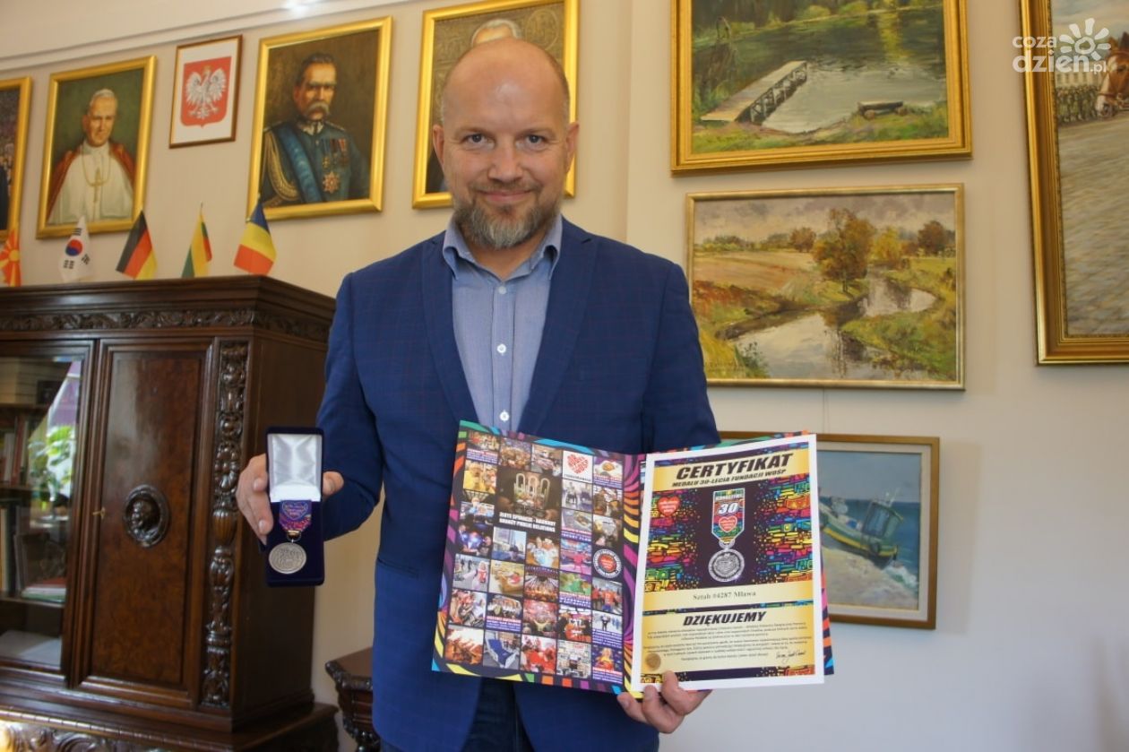 Jurek Owsiak nie zapomniał o Mławie 