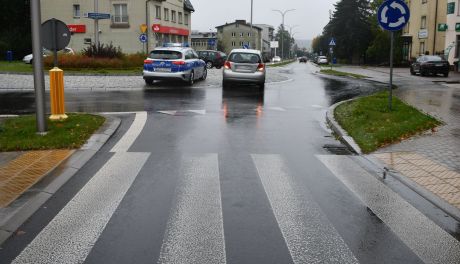 Wypadek w okolicach ronda 
