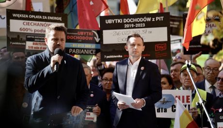 Protest samorządowców. Kosiński: Nie ma zgody na wykorzystywanie wojny do finansowej grabieży mieszkańców Polski Lokalnej