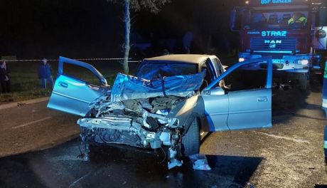 Groźny wypadek pod Ciechanowem. Ranna kobieta w ciąży