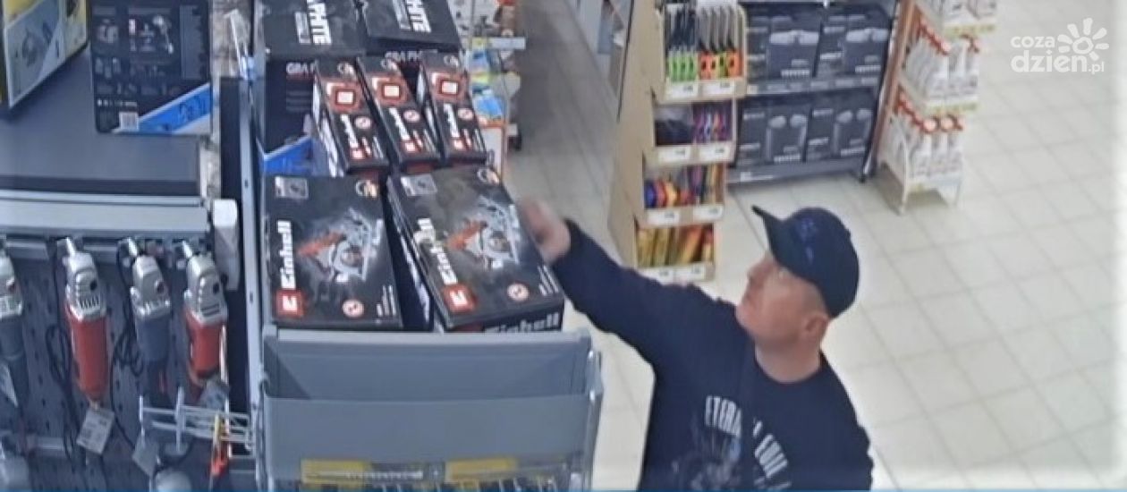 Złodziej w markecie