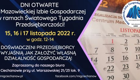 Chcesz założyć firmę? Mazowiecka Izba Gospodarcza w Ciechanowie podpowie jak to zrobić