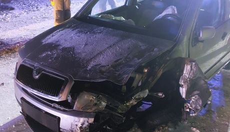 Groźnie w Rydzewie. Jedna osoba ranna