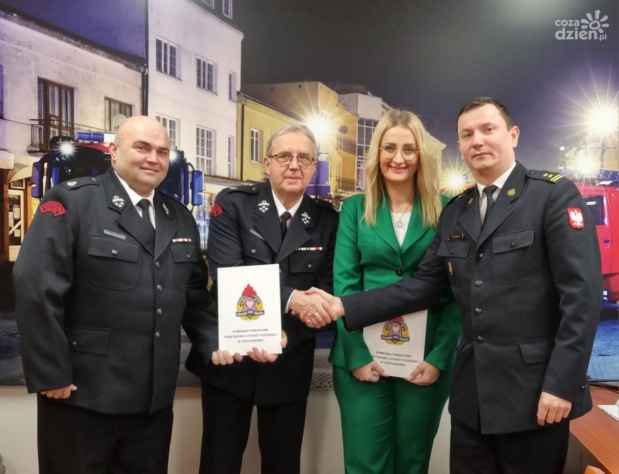 Ochotnicy z Pawłowa w KSRG