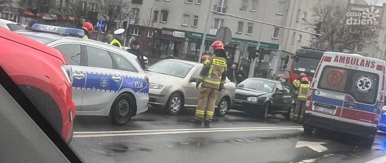 Wypadek w centrum Ciechanowa