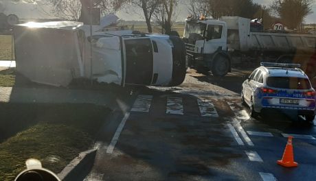 #PILNE Wypadek w Turowie. Jedna osoba w szpitalu. Droga zablokowana