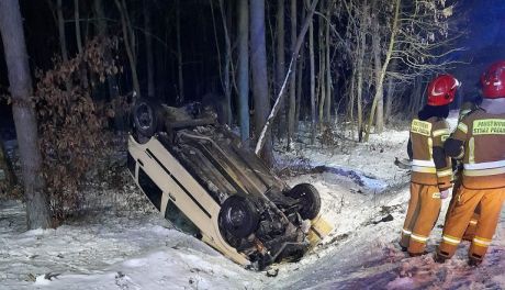 Pijany ciechanowianin w akcji. Spowodował wypadek, nie udzielił pomocy i uciekł