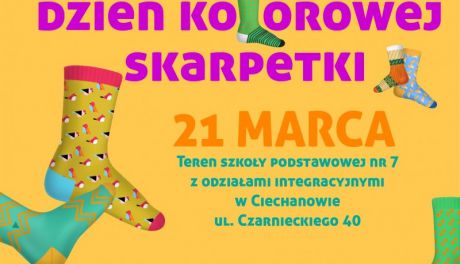 „Dzień kolorowej skarpetki” w Ciechanowie
