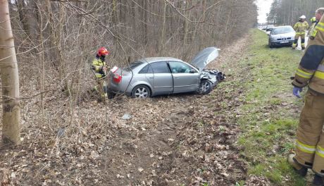 80-latek stracił prawko. Wymusił pierwszeństwo na trasie Ciechanów - Gołotczyzna
