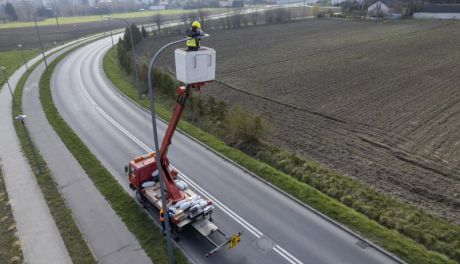 Setki lamp do wymiany na pętli miejskiej w Ciechanowie