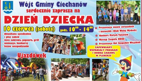 Moc atrakcji w Ujazdówku, czyli Dzień Dziecka w Gminie Ciechanów