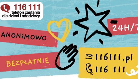 Nigdy nie jesteś sam! Skorzystaj z Telefonu Zaufania dla Dzieci i Młodzieży - 116 111