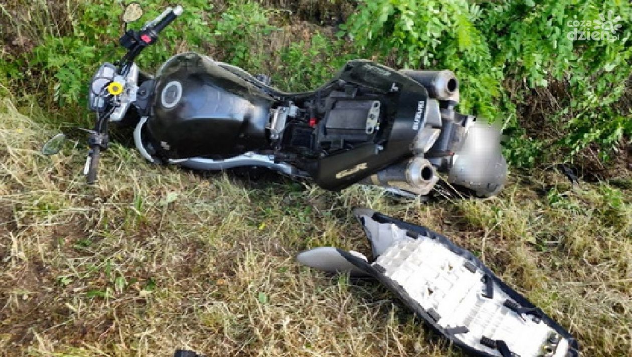 Motocyklista stracił życie