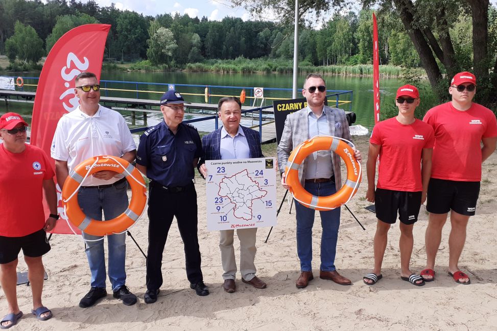 Czarne punkty wodne na Mazowszu: Samorząd stawia na bezpieczeństwo