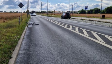 15-latek trafił do szpitala. Groźny wypadek na ciechanowskiej pętli miejskiej