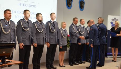 Uroczystość w Mławie: 104. rocznica powstania Polskiej Policji Państwowej