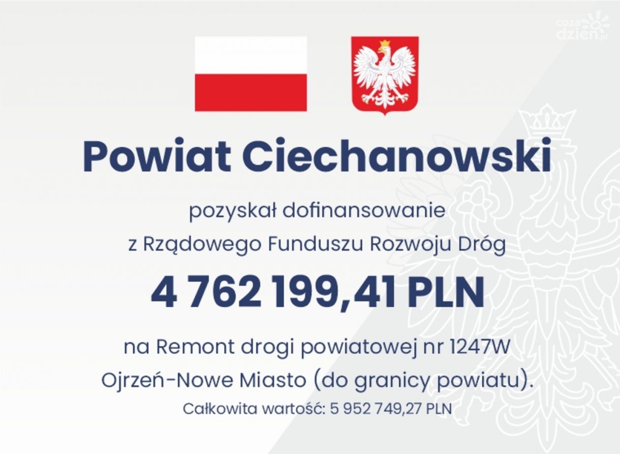Poprawią stan drogi - są pieniądze