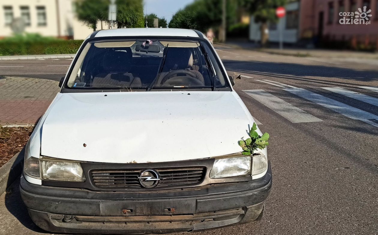 Auto spadło... z nieba